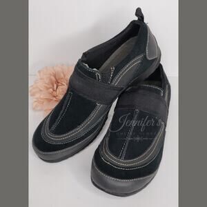 Eddie Bauer Women's Faith Black Suede Comfort Shoe Size 9.5M